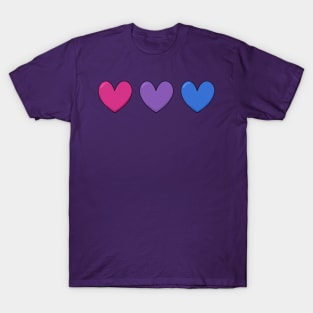 Bi Hearts! T-Shirt